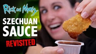 RICK AND MORTY SZECHUAN SAUCE VS HOMEMADE [upl. by Haldan148]