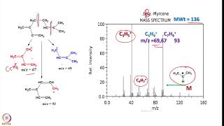 Week 9  Lecture 41  EI Mass Spectra of various molecules1 [upl. by Dekeles]