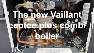 Inside the boiler case of the new Vaillant ecotec plus combination boiler [upl. by Masao]