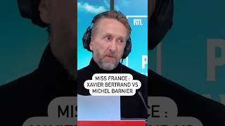 Election Miss France  Xavier Bertrand face à Michel Barnier 🤣 [upl. by Attelra]