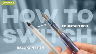 How to Use a Fountain Pen When You’re Used to Ballpoint Pens 🤔 [upl. by Lashondra206]