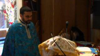 Fr George Anastasiou Chanting Petitions During Divine Liturgy [upl. by Jessamine]