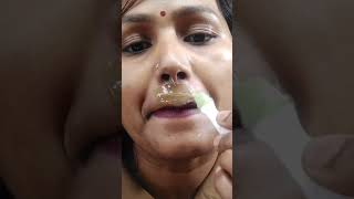 BEAN WAX se upper lips kese banaye waxing wax hardwax makeoverbyrajni3037 [upl. by Annoval]