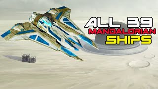 All 39 Mandalorian Ships Explained [upl. by Ybroc]