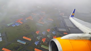 FULL THROTTLE Icelandair Boeing 757300 Takeoff at Keflavik Reykjavik  HD InFlight Video [upl. by Nahtal]