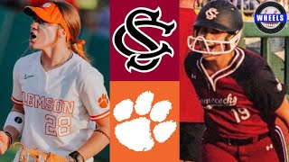 25 South Carolina vs 11 Clemson Highlights Crazy Game  2024 College Softball Highlights [upl. by Anoval]