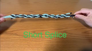 How to connect two pieces of line with a splice [upl. by Royce]