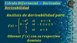 Análisis de Derivabilidad  Ejercicio 14 [upl. by Eeimaj]