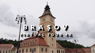 Brașov Romania Virtual Tour 4K Top places in Romania and Transylvania [upl. by Alilad]