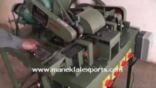 Manek  Wire Straightening Cutting Pointing Machine with Wire Lining Attachment SPG250 [upl. by Vharat]