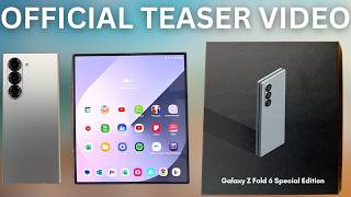 Samsung Galaxy Z Fold 6 Ultra  OFFICIAL TEASER [upl. by Neidhardt]