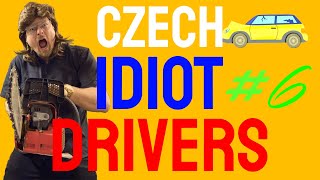 CZECH IDIOT DRIVERS 6  Statistika  Komentáře  Psychopat  Vybržďování  CRASH  Psychopatka [upl. by Sacul125]