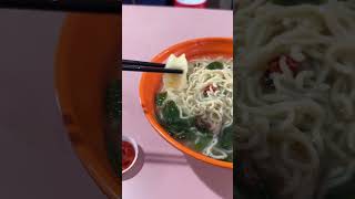 Delicious Ban Mian and chilli at China Whampoa Handmade Noodles [upl. by Akcired]