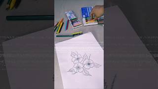 Hibiscus flower sketch [upl. by Radnaxela]