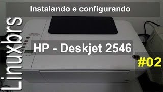 Impressora HP Deskjet 2546  instalando e configurando  wifi  ptbr  Brasil [upl. by Oigimer]