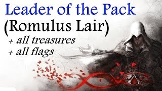 quotAssassins Creed Brotherhoodquot walkthrough 100 sync Romulus Lair Leader of the Pack [upl. by Gardiner]