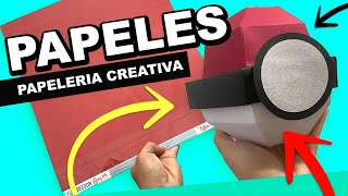 CARTULINAS PAPELERÍA CREATIVA PARA PRINCIPIANTES [upl. by Ailongam860]