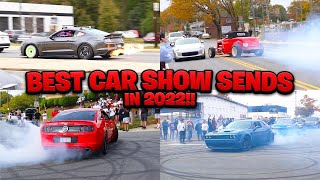 Best Of Cars Leaving Car Shows in 2022 Burnouts Hard Sends Drifts Donuts etc [upl. by Sivatnod]