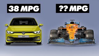 How Much Fuel Does a Formula 1 Car Use [upl. by Tnecillim790]