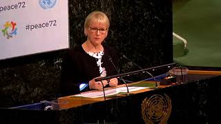 General Assembly Meets on Peacebuilding and Sustaining Peace Sweden [upl. by Adnerak]