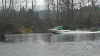 Jet boat in the Applegate River Oregon [upl. by Colfin]