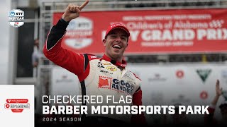 Scott McLaughlin wins in backtoback years at Barber  2024  INDYCAR Highlights [upl. by Mureil]