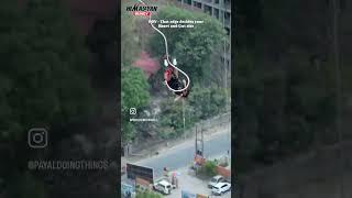 bungee bungeejumping reelsinstagram viral bungy bungyjump bungyjumping adventure trending [upl. by Mina986]