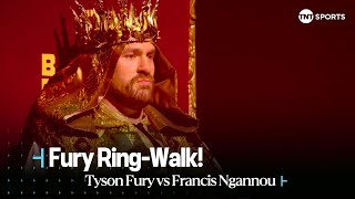 😍 WHAT A SHOWMAN  Tyson Furys EPIC ring walk in the Kingdom of Saudi Arabia FuryNgannou 🇸🇦 [upl. by Liu777]