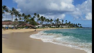 Kiahuna Planation on quotBest Beach in Poipuquot Kauai Outrigger or Castle condo rental quotLIVEquot ocean view [upl. by Brendan814]