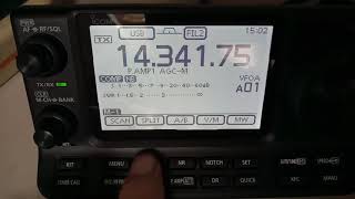 Icom IC7100 Noise Blanker NB [upl. by Werda]