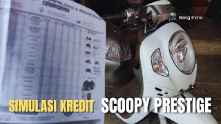 SIMULASI KREDIT SCOOPY PRESTIGE 2024 PUTIH DOFF [upl. by Dib]