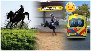 2 keer van PAARD GEVALLEN  Ambulance moest komen  Storytime  Zoo Lianne [upl. by Allebara893]