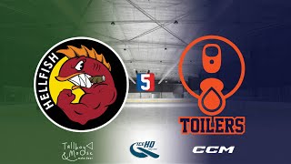 Hellfish VS Toilers  Div 5  10th October  IceHQ Rec League ice hockey [upl. by Introk252]