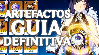 ARTEFACTOS GUÍA DEFINITIVA  GUÍA para principiantes de Genshin Impact [upl. by Chicky534]