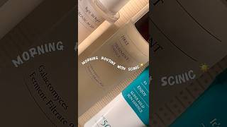 My minimal morning skincare routine featuring only SCINIC products ❤️skincare kbeauty [upl. by Simpkins679]