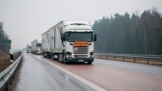 Truck platooning will reduce carbon emissions [upl. by Enelyahs996]