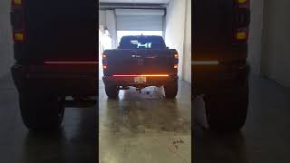 60quot Putco Led tailgate bar installed on a 2021 Dodge Ram 1500 4×4 [upl. by Adrianne]