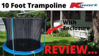 10 Foot Trampoline Setup and Review [upl. by Aicetal]