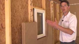 How to fix wood fibre insulation boards to timber frame [upl. by Burkhard]