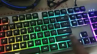 HP Gaming Keyboard K500F  How to change the Brightness [upl. by Goren914]