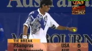 1996澳洲網球公開賽：MPHILIPPOUSSIS 對 PSAMPRAS：搶七大戰 [upl. by Akeme]