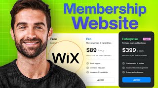 How to Create a Membership Website With Wix 2024  StepbyStep Tutorial for Beginners [upl. by Alverta]