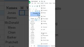 Create Attendance Tracker Under a Minute 🤯 excel exceltips finance hr [upl. by Aelyk568]