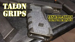 Talon Grips installation comparaison [upl. by Esined766]