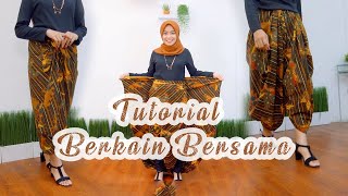 BERKAIN BERSAMA  TREND FASHION HACK KAIN BATIK [upl. by Ahusoj]