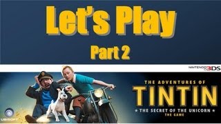 Tintin The Secret Of The Unicorn Nintendo 3DS Walkthrough Part 2 Hide Punch And Run In The Crypts [upl. by Anairdna]