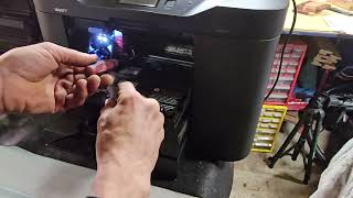 manual ink cartridge change in a Canon maxify mb2720 [upl. by Partan328]