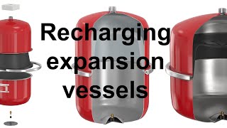 How to recharging an expansion vesseltank for a combination boiler [upl. by Lytle]