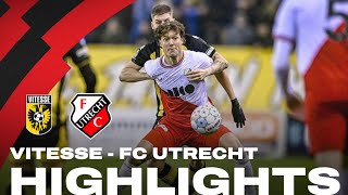 FC Utrecht begint 2024 met GELIJKSPEL tegen Vitesse 📺  HIGHLIGHTS [upl. by Gipsy834]