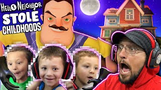 Hello Neighbor Stole Childhoods Forgotten Memories FGTeeV GameplaySkit [upl. by Eardnaed]